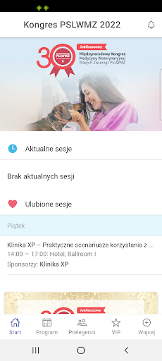 Android application Kongres PSLWMZ 2022 screenshort