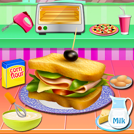 Sandwich Maker Game-Kids Lunch logo