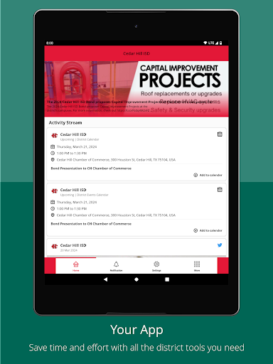 Cedar Hill ISD Screen 3