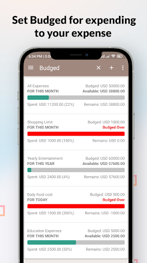 Expense - Budget Tracker app Screen 3