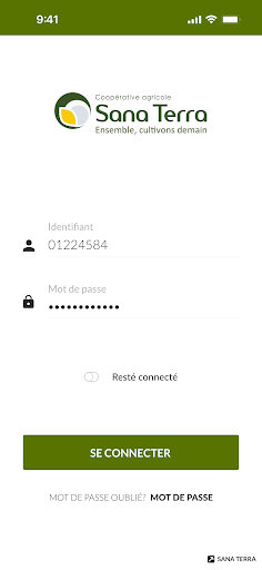 Android application Sana Terra screenshort
