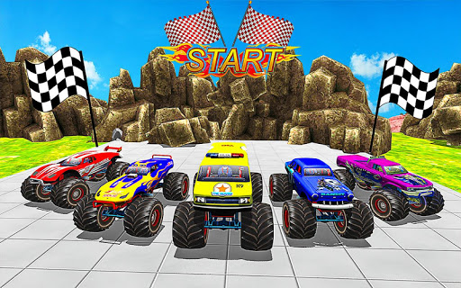 Monster Truck Stunt Games 3D Screen 3