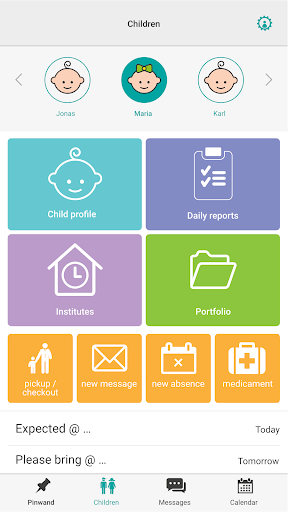 Android application nubana Parents screenshort