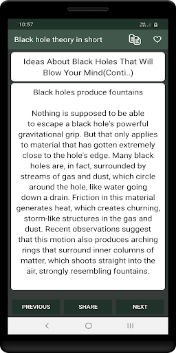 Black hole theory - Summury Screen 2