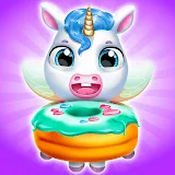 Unicorn Donut Maker Café  -  Cooking games icon
