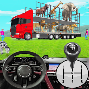 Wild Animals Transport Truck Varies with device APK screenshots 1