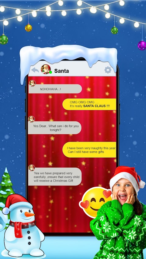 Santa prank Call - Fake Chatのおすすめ画像4