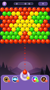 FUNNY GAMES/BUBBLE SHOOTER RAINBOW 