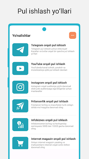 Internetda Pul Ishlash Screen 2