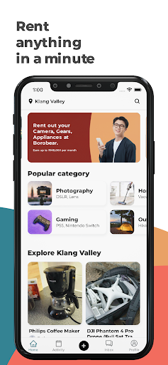 Android application Borobear: Rent/Sell Your Stuff screenshort