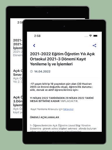 Açık Ortaokul - AÖO