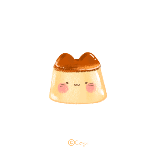카카오톡 테마 - 말랑몰랑고양이푸푸딩_소프트화이트 logo