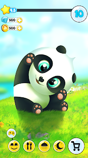 Pu cute panda virtual pet game 3.3 screenshots 1