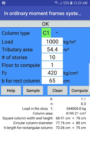 Concrete Piles Pre-sizing Pro Screen 3