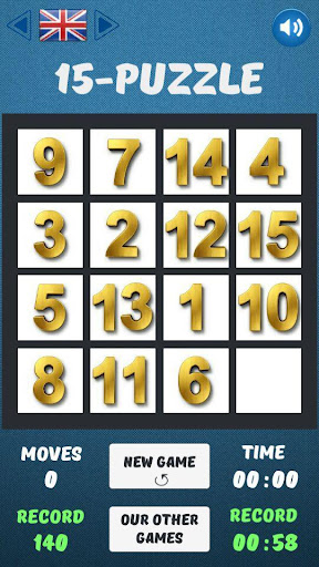 Android application 15 Puzzle screenshort