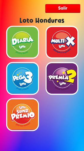 Android application Resultados de Loto Honduras screenshort