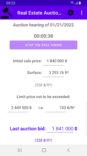Real Estate Auctions Screen 2