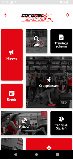 Android application Coronel Sports screenshort