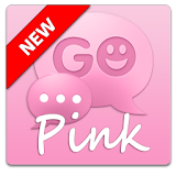 Pink GO SMS Theme icon