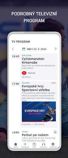 ČT sport Screenshot 3 - AppWisp.com