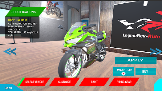 Captura 1 EngineRev-Ride android