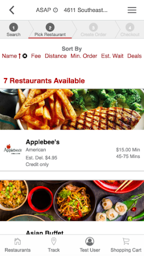 2Eatn Delivery Screen 2