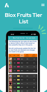 Blox Fruits Value list para Android - Download