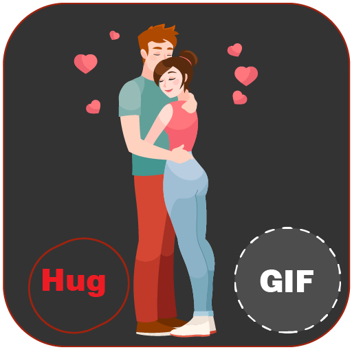 Hug Me Gif Stickers logo