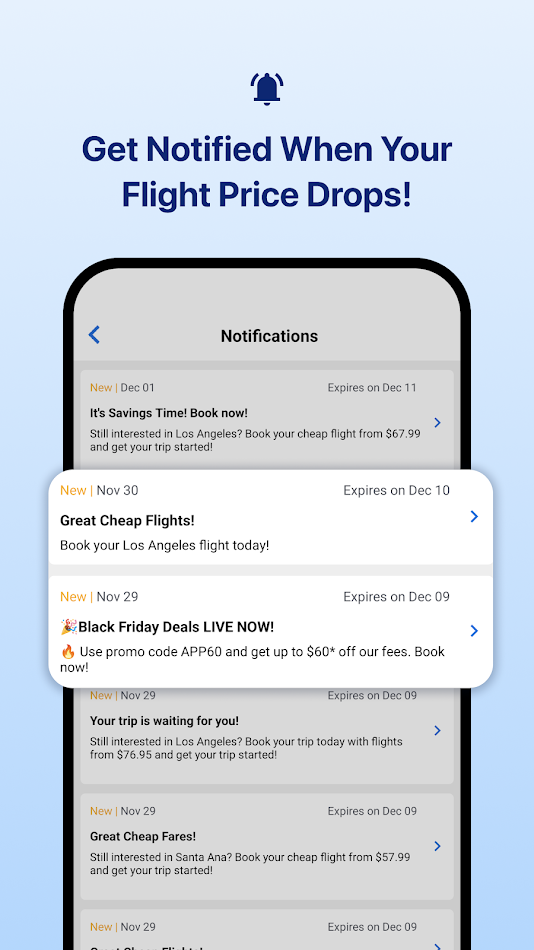 #5. CheapOair: Cheap Flight Deals (Android) 由: Fareportal Inc