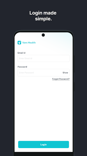 Android application VarsHealth screenshort