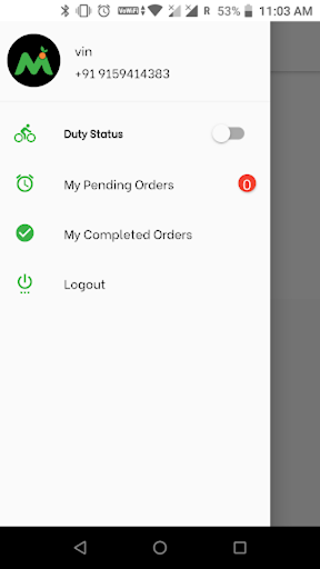Besty Food Delivery Partner Screen 2