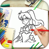 How to Draw Sailor Moon icon