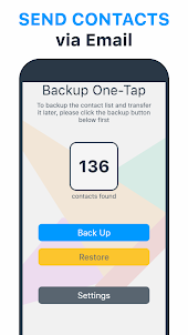 Restore My Contacts - Backup