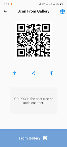 Android application QR PRO : QR & Barcode Scanner screenshort