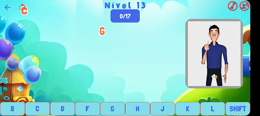 Android application Letrix screenshort