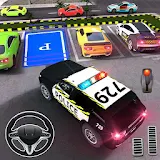 Real Hot Pursuit Police Car Parking Simulator 2018 icon