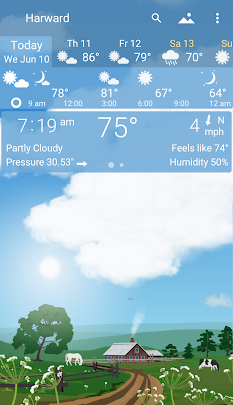 Tải YoWindow Weather – Unlimited App xem Dự báo Thời tiết