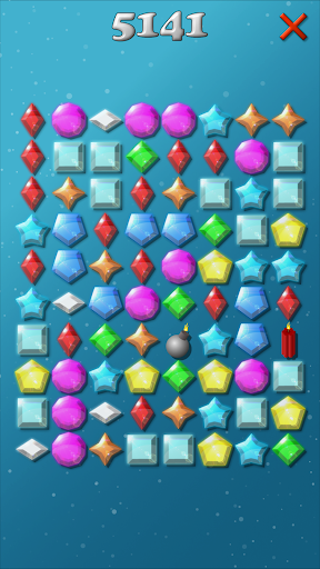 Android application Tap the jewels screenshort