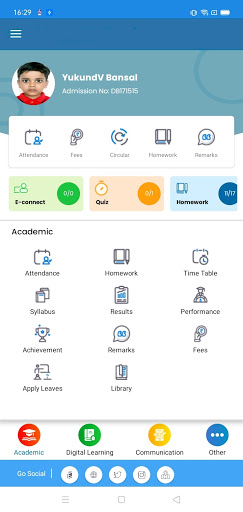 Sehwag International School Screen 2