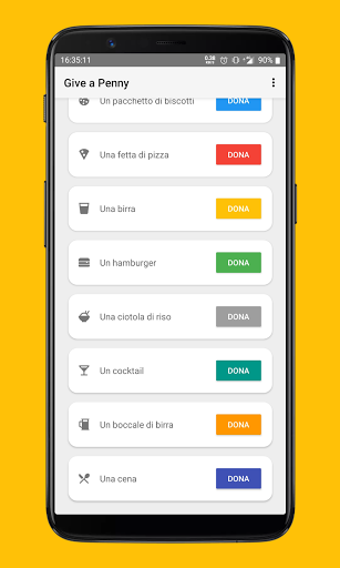 Give a Penny - Donations app Screen 2
