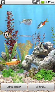 aniPet淡水魚水族館ライブ壁紙のおすすめ画像1