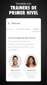 Margarita Confinar solitario Nike Training Club: ejercicio - Aplicaciones en Google Play