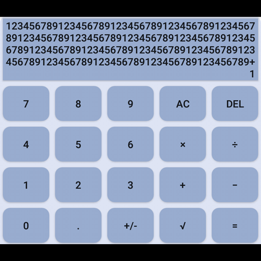 Calculator for large sale numbers