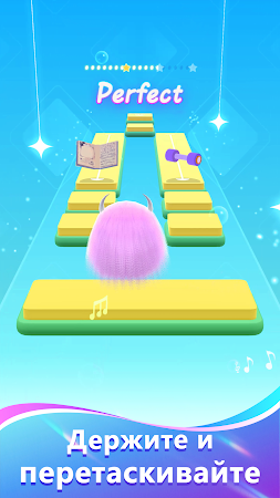 Game screenshot Fluffy Ball: Music Hop Game mod apk