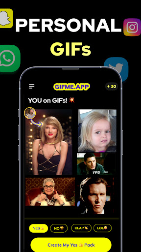 Android application GIF ME: Sticker Pack Maker screenshort