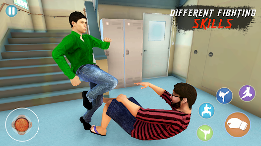 Indian School Fight Games 3D  screenshots 1