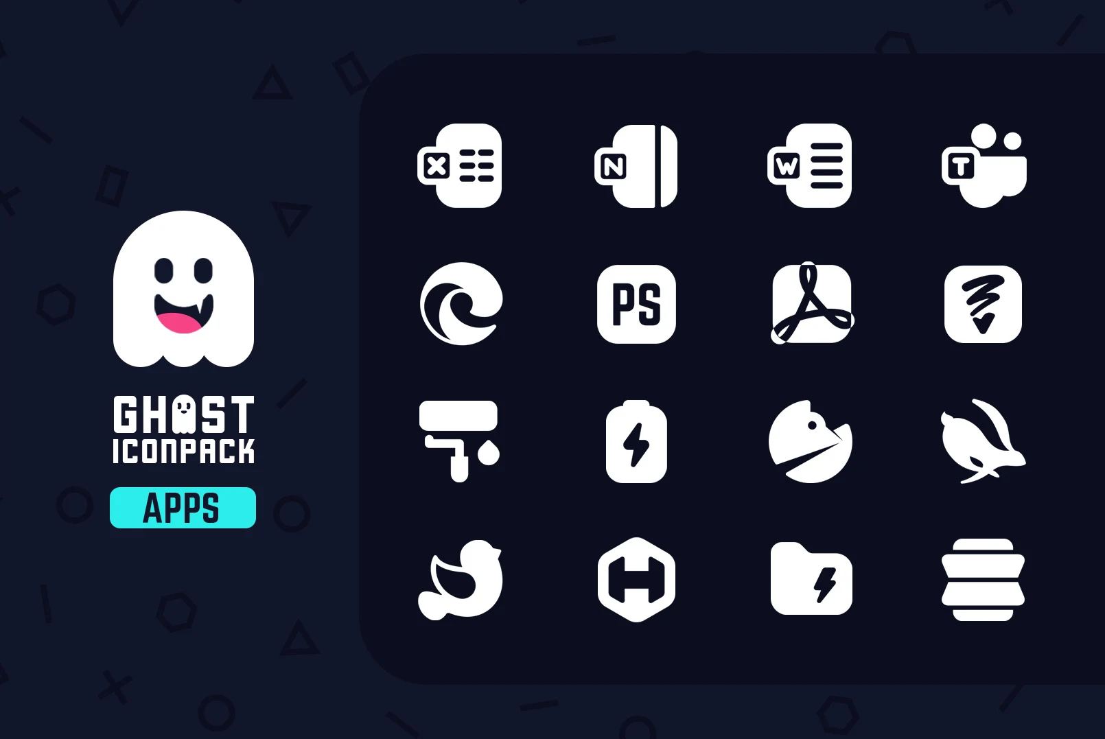 Ghost IconPack Mod Apk TechToDown