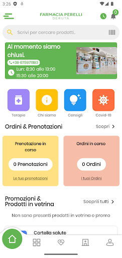 Android application Farmacia Perelli screenshort