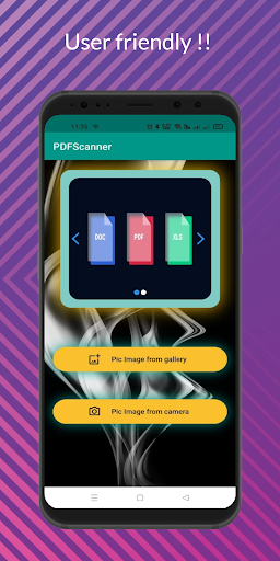 PDF SCANNER - Create the pdf Screen 2