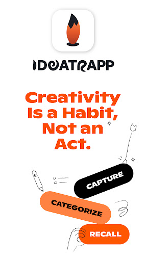 Android application IdeaTrapp screenshort